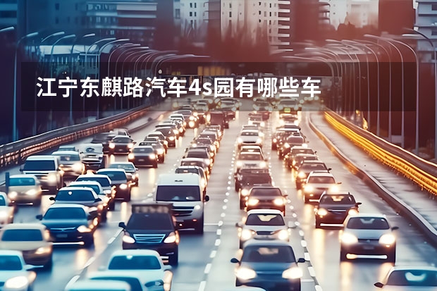 江宁东麒路汽车4s园有哪些车