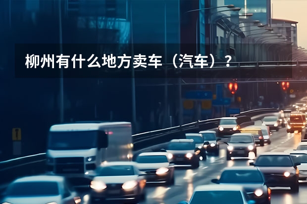 柳州有什么地方卖车（汽车）？