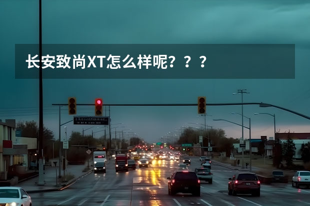 长安致尚XT怎么样呢？？？