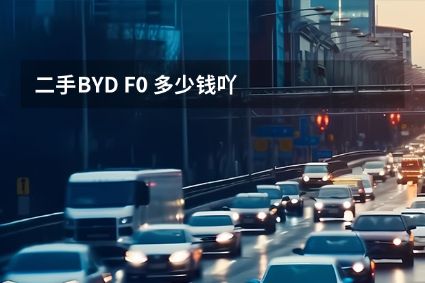 二手BYD F0 多少钱吖