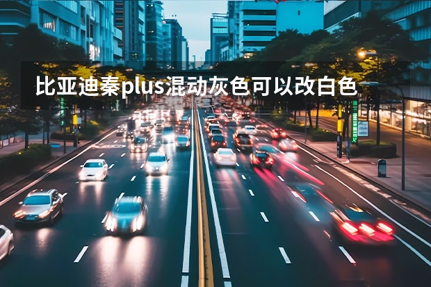 比亚迪秦plus混动灰色可以改白色吗