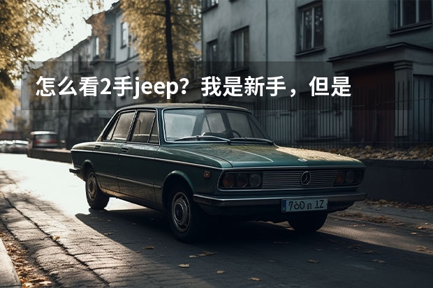 怎么看2手jeep？我是新手，但是酷爱jeep，想买辆。。。考虑去北京2手车市场买！ 我想多懂点关于jeep事情。