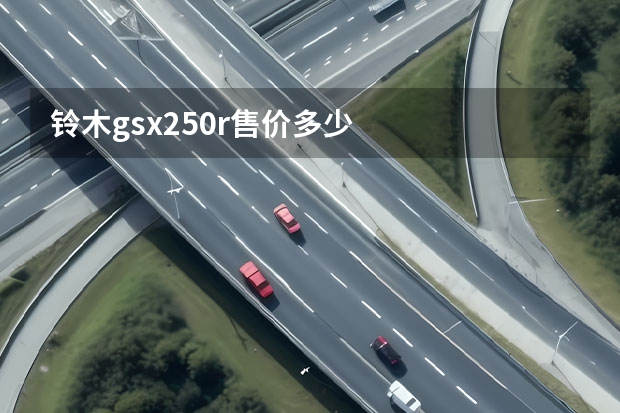 铃木gsx250r售价多少