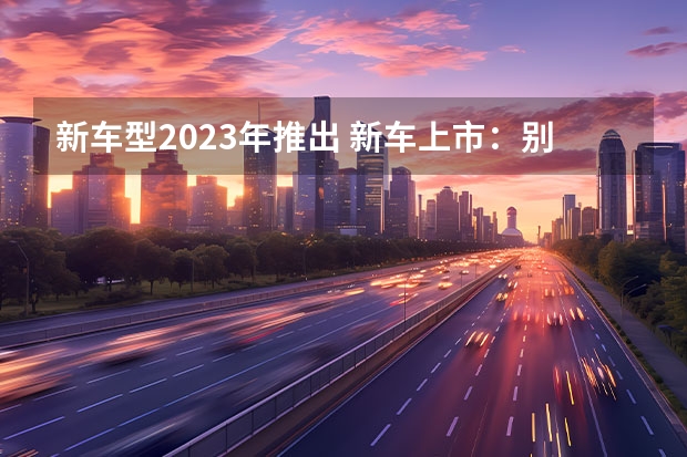 新车型2023年推出 新车上市：别克新款微蓝6售15.99