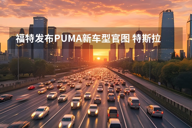 福特发布PUMA新车型官图 特斯拉新车最新消息