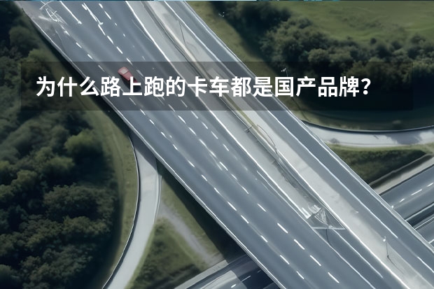 为什么路上跑的卡车都是国产品牌？