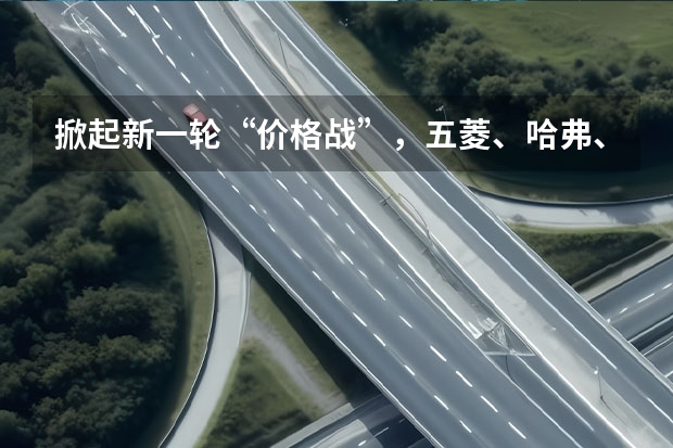 掀起新一轮“价格战”，五菱、哈弗、大众、奥迪再现大幅降价 5.68万起售，主打家用市场，五菱星驰购车指南