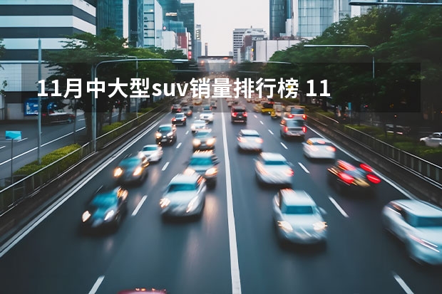 11月中大型suv销量排行榜 11suv汽车销售排行榜(十一月汽车销量排行榜suv)