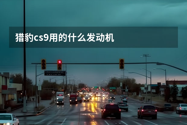 猎豹cs9用的什么发动机