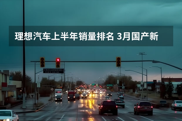 理想汽车上半年销量排名 3月国产新能源车企销量盘点：理想再超2万辆！问界无缘前十